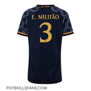 Real Madrid Eder Militao #3 Replika Bortatröja Damer 2023-24 Kortärmad